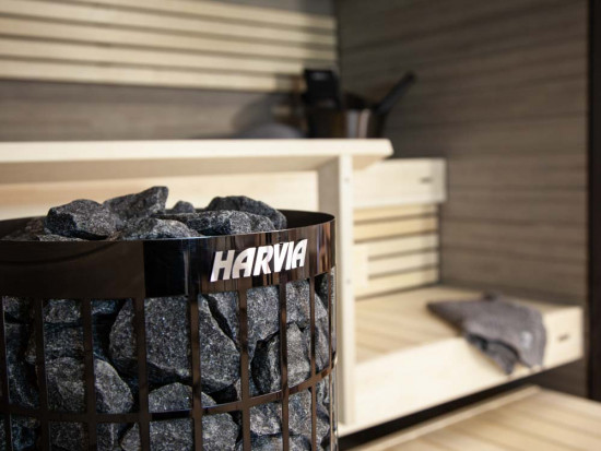 Elektrikeris Harvia Cilindro black steel XE