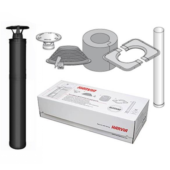 Harvia moodulkorstna komplekt saunale WHP1500M must