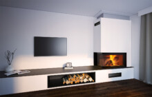 Fireplace insert Rocal G300 LI / G450 LI