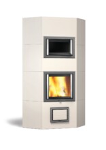 Soojust salvestav ahi NunnaUuni HESTIA ANGOLO SOLO CERAMIC BLANCO