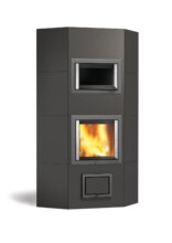 Soojust salvestav ahi NunnaUuni HESTIA ANGOLO SOLO CERAMIC NEGRO