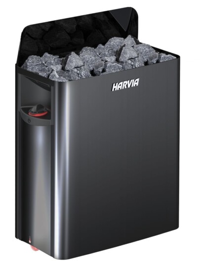 Harvia The Wall SW-45-SW60-SW80 Black Steel