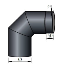 Suitsutorupõlv 90 kraadi